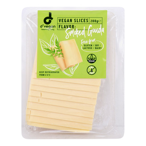 Buy DVegan Smoked Gouda Cheese Slices, 200 g Online at Best Price | Sliced Cheese | Lulu UAE in UAE