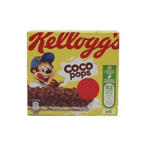 Kellogg's Coco Pops Rice Cereal Milk Chocolate Bar Value Pack 6 x 20 g