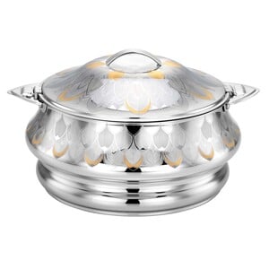 Pradeep Salena Stainless Steel Hot Pot, 3500 ml, Gold