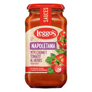 Buy Leggos Napoletana with Chunky Tomato Herbs Pasta Sauce 500 g Online at Best Price | Sauces | Lulu KSA in Kuwait