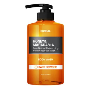 Kundal Honey & Macadamia Baby Powder Body Wash 500 ml