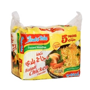 Buy Indomie Chicken Instant Noodles 5 x 72 g Online at Best Price | Instant Noodle | Lulu Kuwait in Kuwait