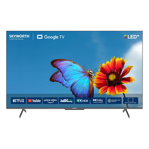 Skyworth 55 inches 4K UHD QLED Google Smart TV, Black, 55SUE9520