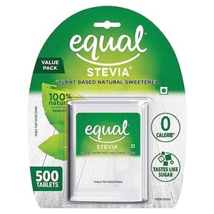 Equal Stevia Plant Based Natural Sweetener 500 pcs 100 g