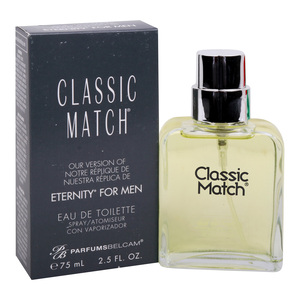 Parfums Belcam Classic Match Eternity for Men Eau De Toilette, 75 ml