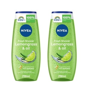 Nivea Shower Gel Lemongrass & Oil Value Pack 2 x 250 ml