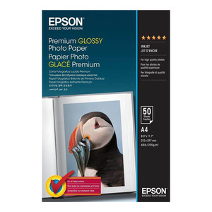 Epson Premium Glossy Photo Paper A4 50 Sheets