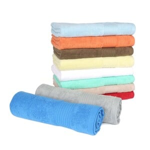 Homewell Cotton Bath Towel 70x140cm 360GSM Assorted Per pc