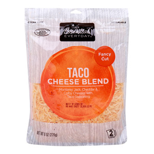 Essential Everyday Fancy Cut Taco Cheese Blend, 226 g