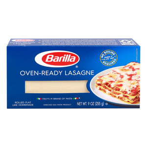 Barilla Oven-Ready Lasagne, 9 oz