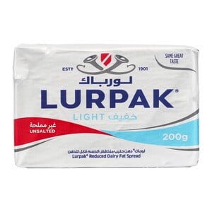 Lurpak Butter Unsalted Light 200 g