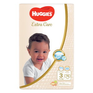 Huggies Diaper Extra Care Size 3 4-9kg Value Pack 76 pcs
