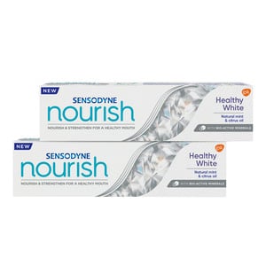 Sensodyne Nourish Healthy White Toothpaste 2 x 75 ml