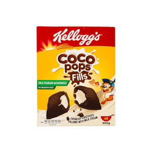 Kellogg's Coco Pops Fills Chocolate Pillows With Milk Cream Value Pack 350 g