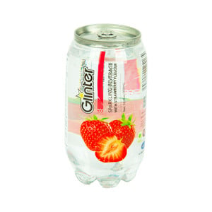 Glinter Sparkling Beverage with Strawberry Flavour 350 ml