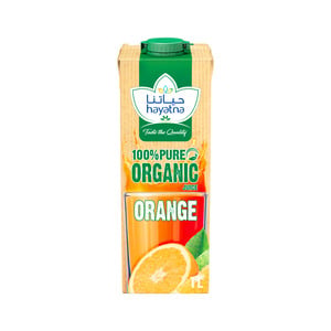 حياتنا عصير برتقال عضوي 1 لتر