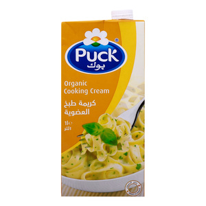 Puck Organic Cooking Cream, 1 Litre
