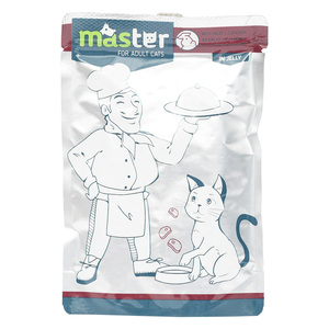Pet Interest Master Cat Food With Meat Jelly 80 g