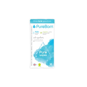 Pure Born Organic Baby Wipes 10 Sheets