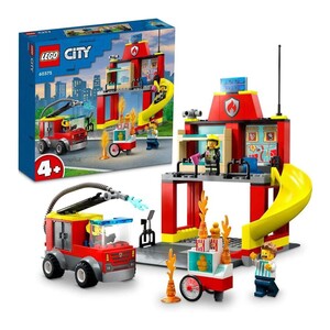 Lego Fire Station and Fire Truck Playset, 6425840
