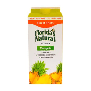 Florida's Natural No Added Sugar Pineapple Juice Value Pack 1.6 Litres