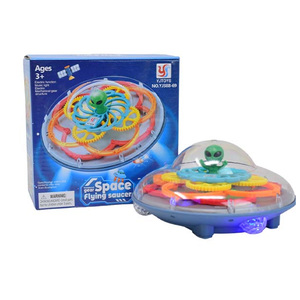 Toy Land Battery Operated Flying Saucer YJ388-69