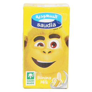 Saudia Banana Milk 125 ml