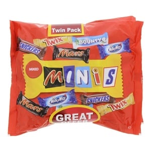 Buy Galaxy Mixed Chocolate Minis Value Pack 2 x 400 g Online at Best Price | Chocolate Bags | Lulu Kuwait in Kuwait