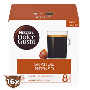 Buy Nescafe Dolce Gusto Grande Intenso Coffee Capsules 16 pcs 132.8 g Online at Best Price | Coffee Capsules | Lulu Kuwait in Kuwait
