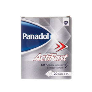 Buy Panadol Actifast Tablets for Fast Pain Relief From Headaches 20 pcs Online at Best Price | Analgesics | Lulu UAE in UAE