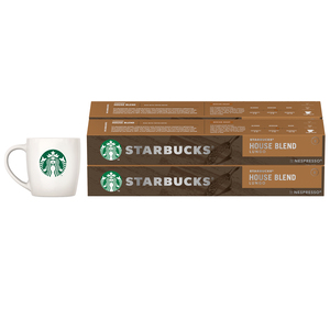 Starbucks House Blend Lungo by Nespresso Coffee Capsules 4 pcs + Offers
