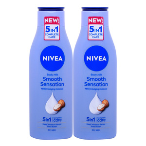 Nivea Body Lotion Smooth Sensation 5 in 1 Complete Care 2 x 250 ml
