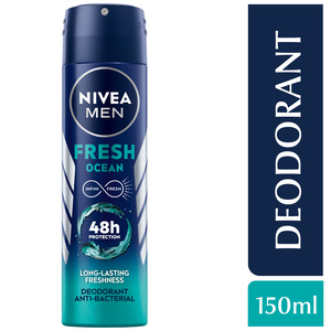 Nivea Men Deodorant for Men Fresh Ocean Spray 150 ml