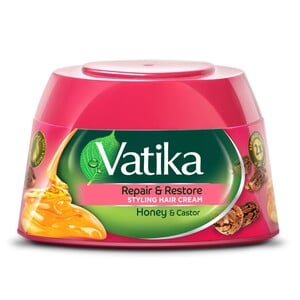 Vatika Repair & Restore Styling Hair Cream Honey & Almond 210 ml