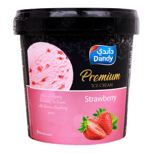 Dandy Premium Very Berry Strawberry Ice Cream, 1 Litre