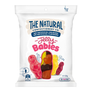 The Natural Confectionery Jelly Babies 220 g