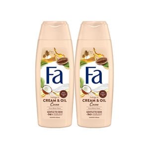 Fa Cacao Cream & Oil Shower Cream 2 x 250 ml