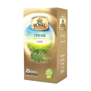Royal Herbs Thyme Tea, 25 pcs