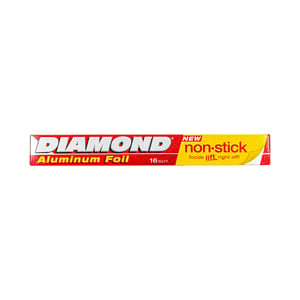 Diamond Aluminum Foil NonStick 16Sq.Ft