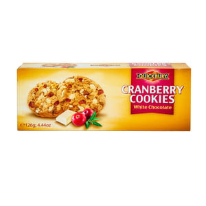Quickbury Cranberry Cookies With White Chocolate 126 g