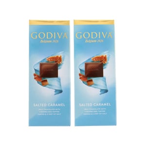 Godiva Salted Caramel Milk Chocolate 2 x 90 g