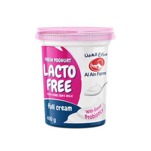 Al Ain Farms Lactose Free Full Cream Yoghurt 400 g