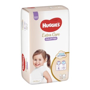 Huggies Extra Care Culottes Diaper Pants Size 6, 15-25kg Value Pack 40 pcs