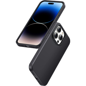 Ugreen Silky Silicone Protective Case for iPhone 14 Pro, Black, LP632