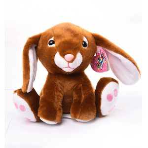 Cuddly Lovables Bunny Plush Toy, 15 cm, Brown, CL47