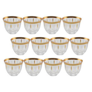 Orchid Glass Cawa Cup 12pcs Assorted Designs