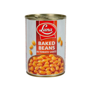 اشتري قم بشراء لونا فاصوليا مطبوخة في صلصة الطماطم 380 جم Online at Best Price من الموقع - من لولو هايبر ماركت Canned Baked Beans في الكويت