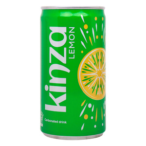Kinza Carbonated Drink Lemon 185 ml