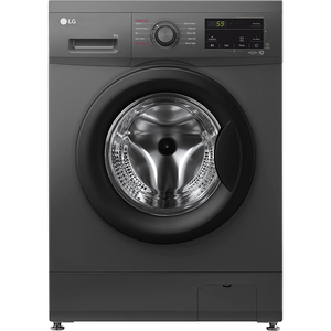 LG Front Load Washing Machine, 8 Kg, 1400 RPM, ‎Middle Black, F4J3TYL6J