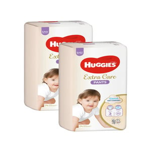 Huggies Extra Care Diaper Pants Size 3, 6-11 kg Value Pack 2 x 44 pcs
